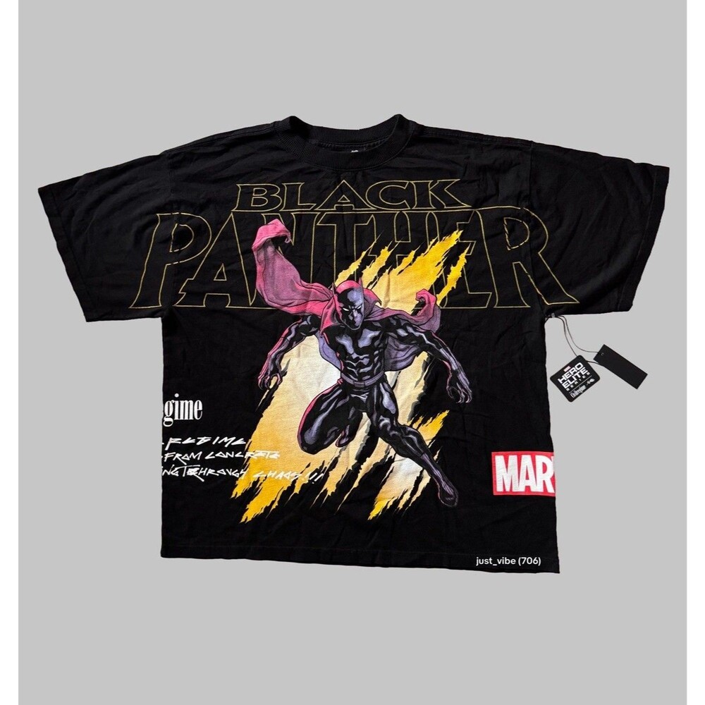 Civil Regime x Marvel Hero Elite Series Black Panther Men’s Medium NWT